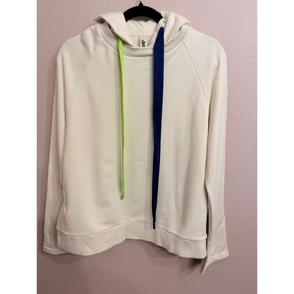 Lucky Chouette Cream Graphic Hoodie C'est Tout Moi Snap Side LFTA-W19800-01